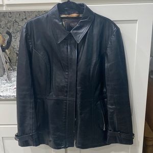 Vintage Original Coach Leather Coat
